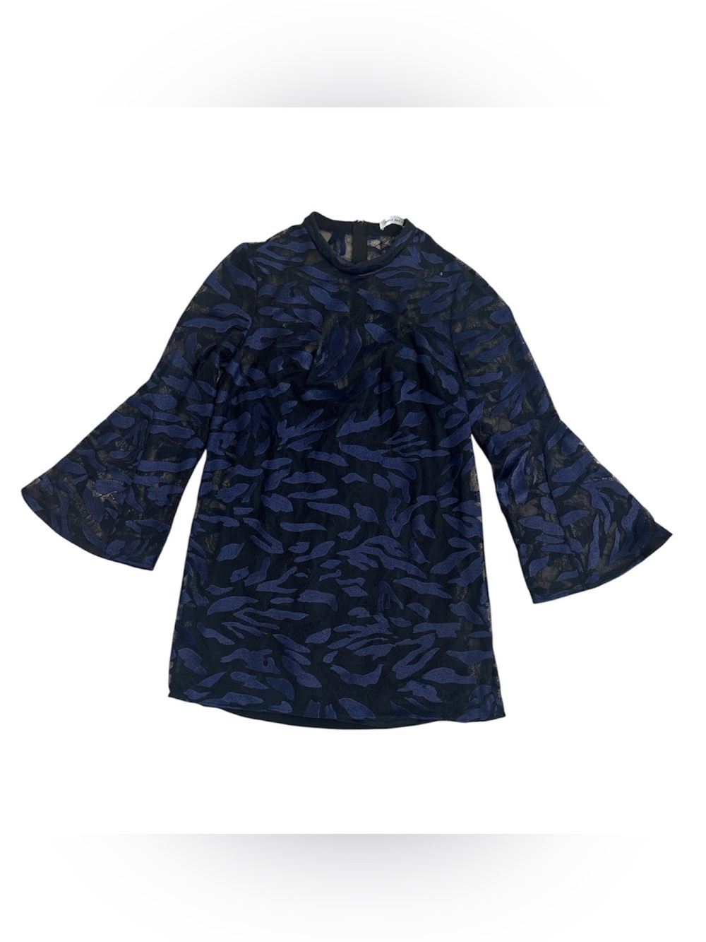 Camilla and Marc shift mini sheer black and blue dress size 6